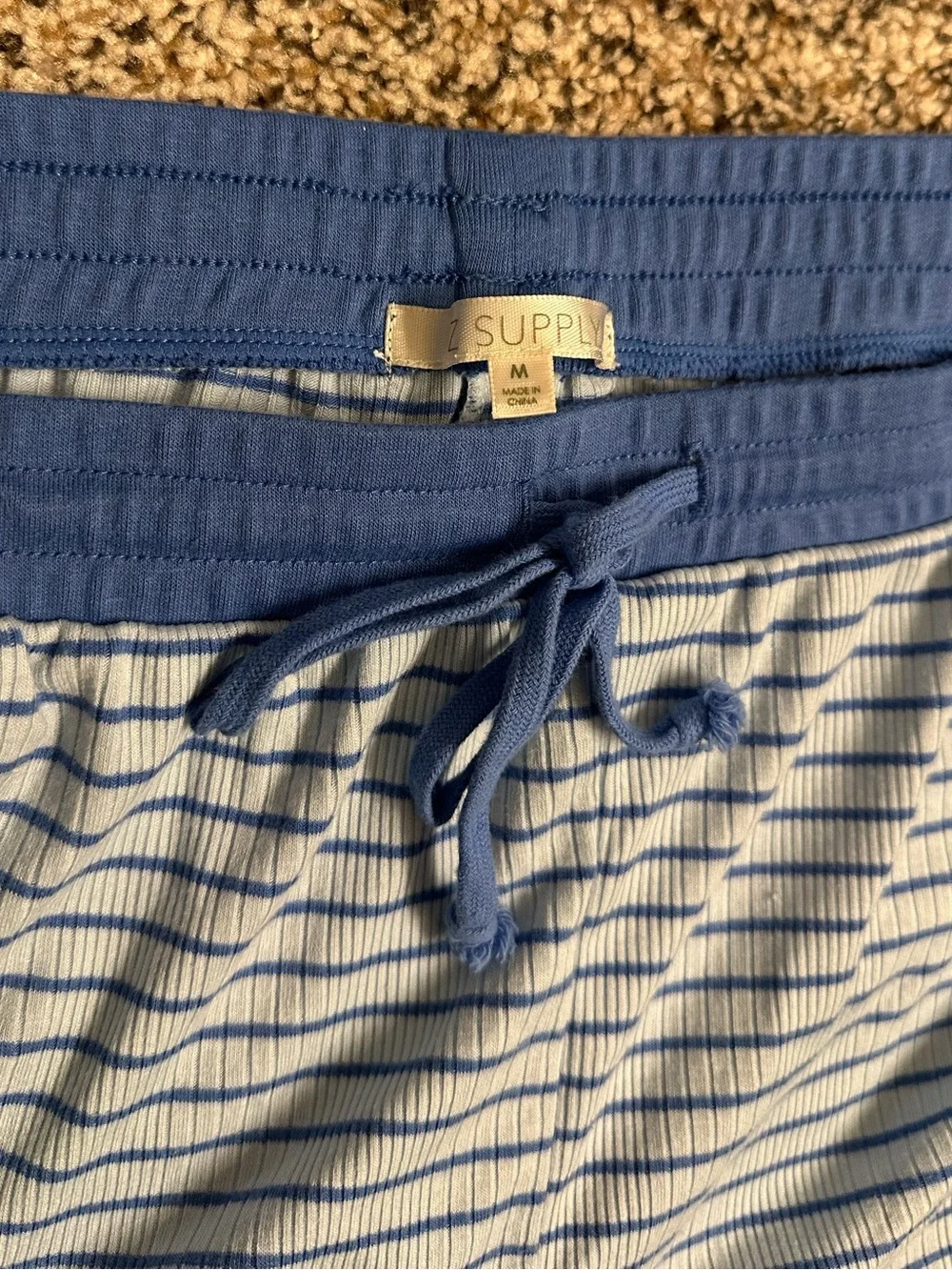 Z Supply High Tide Set - Blue Stripe, M